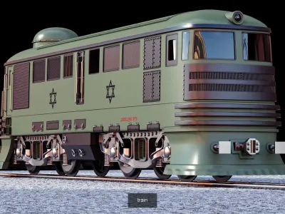 train collection metal wheel 3D Model Pack