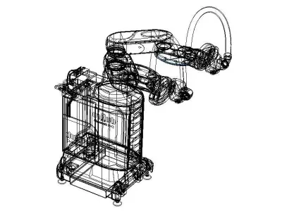 COLLABORATIVE ROBOT duAro2 Free 3D model