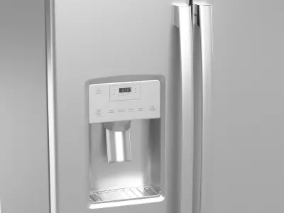 GE Side by Side Refrigerator GSS25IYNFS 3D model
