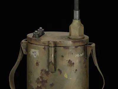 PM-2 Detonator Low-poly 3D model