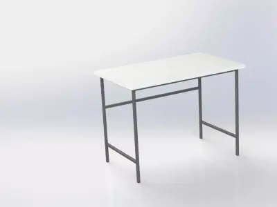 Factory work-table 1000x600 mm v2 3D model