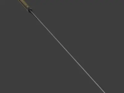 Long Scottish dagger 3D model