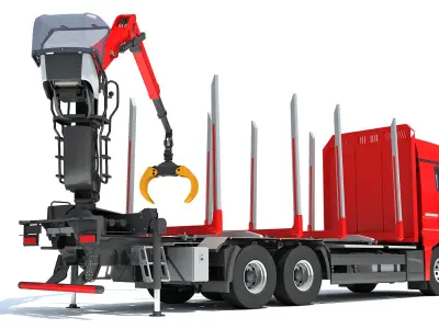Forestry Truck 3D model