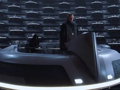 Star Wars Galactic Senate Repulsorpod Console Display Free 3D print model