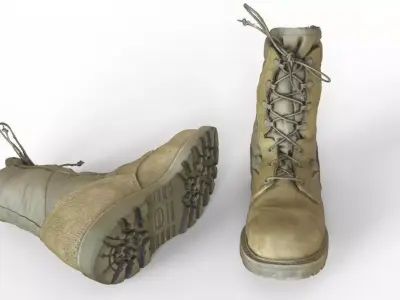 Air Force Combat Boot 3D model