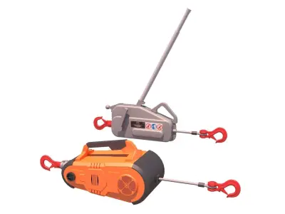 tirfor two electric tools 3D model