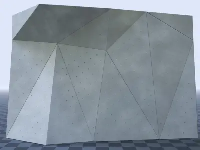 Bouldering Wall 3D model