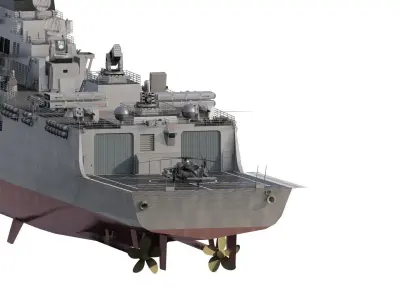 US NAVY DESTROYER 3D model