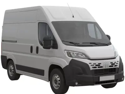 2024 FIAT DUCATO  L1H2 Detailed interior 3D model