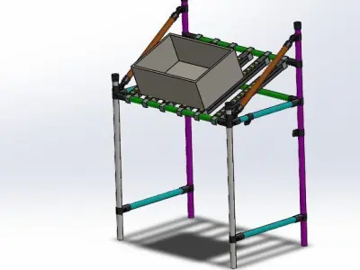 Tube racking 3D model
