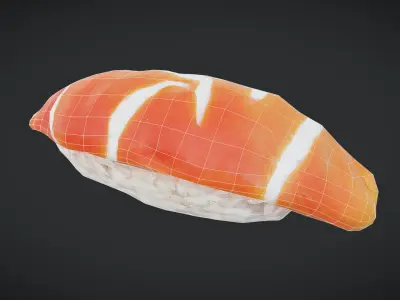 Sushi - Nigiri Low-poly 3D model