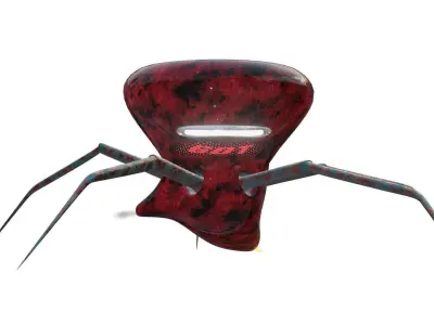 Mine-bot  Low-poly 3D model