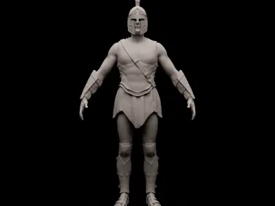 Spartan Hoplite 3D model