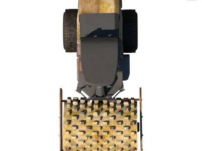 volvo sd45b roller 3D model