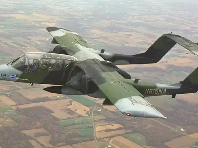 North American Rockwell OV-10 Bronco 3D model purchase