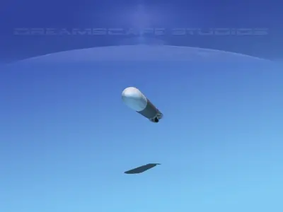 Mark 14 Torpedo Low-poly 3D model