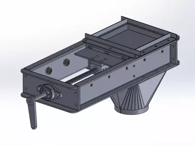 Manuel Slide Gate 3D model