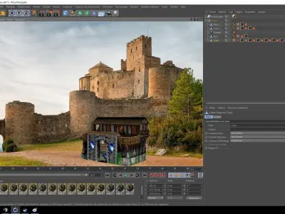 Age of Empires 2 HD Barracks Caserne Free 3D model