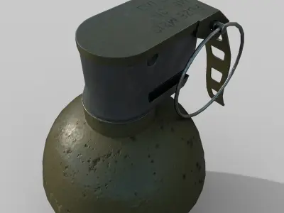Grenade M67 Low-poly 3D model