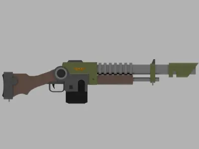 Lasgun Lucius    Warhammer 40k Free 3D model