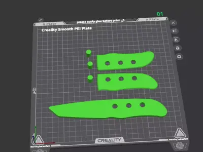 Training knife mk2 Free 3D print model