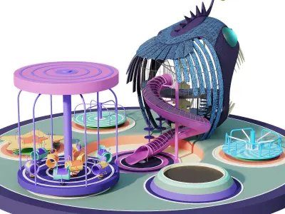 The Ultimate Abyss Playground Low-poly 3D model