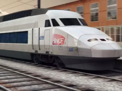 Super Fast Train  3D model