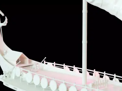 Byzantine Dromon Warship 3D print model