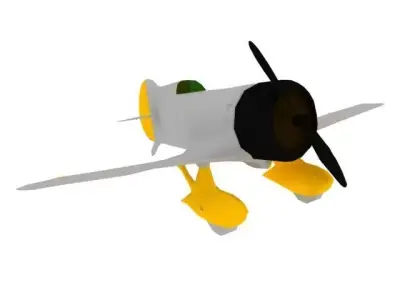 AIRCRAFT GEEBEE 3D model