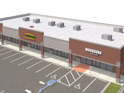 Retail-192 Retail Store 3D model