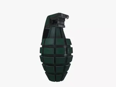 Grenade Low-poly 3D model 13