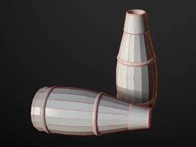 HIE Clean Fish trap D180410 Low-poly 3D model