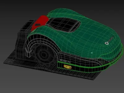 Robot Lawn Mower Robomow RK4000 Pro with charger 3D model