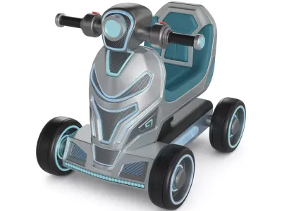 Push Ride-On 3D model get