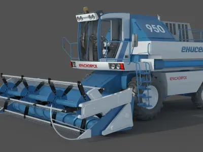 Yenisei 950 Combine 3D model