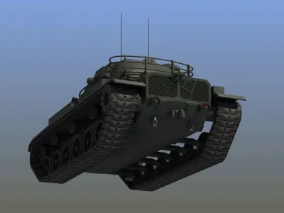 M60A3 Tank 3D model