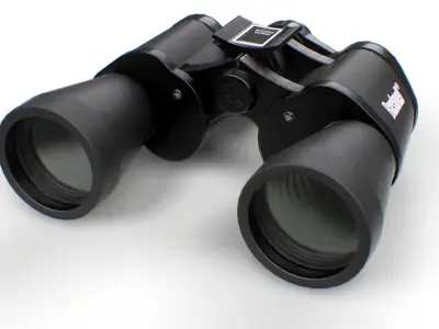 Binoculars 10 X 50 Bushnell Game Ready Low-poly 3D model