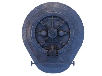Abandoned Bunker Hatch - Cinematic Environment Asset Free 3D model