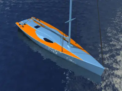 sailingboat concept  3D model