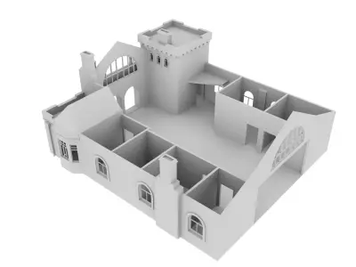 Fort William Train Station Circa 1960s 3D print model