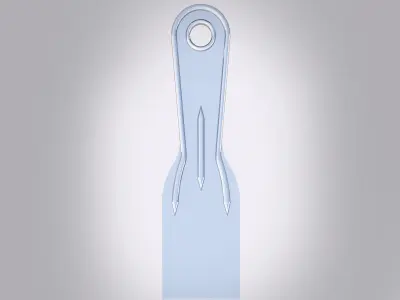 Putty Knife Low-poly 3D model