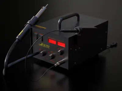 SMD REWORK STATION SOLDERING STATION 3D model