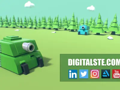 Low Poly Tank Game Kit Free low-poly 3D model