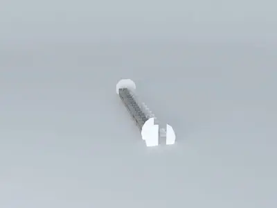 Bombardier CRJ-705 Interior Free 3D model