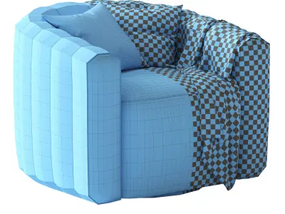 Fitz Swivel Chair 3D model