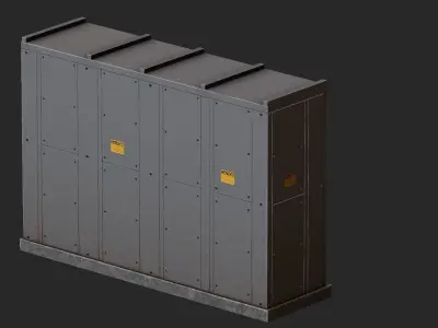 Electrical Box 2 Low-poly 3D model