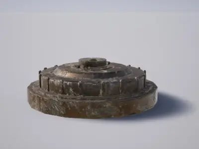 Military Grenade Pack Low-poly 3D model