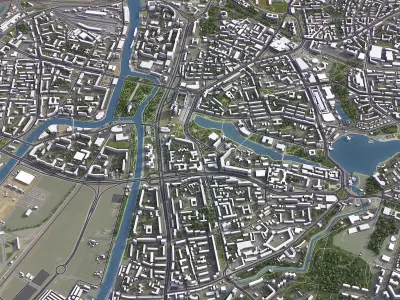 Kaliningrad Low-poly 3D model