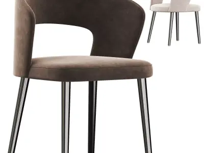 Modern dining chair 3D model shop