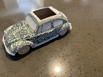 VW Beetle 1967 180mm 3D print model